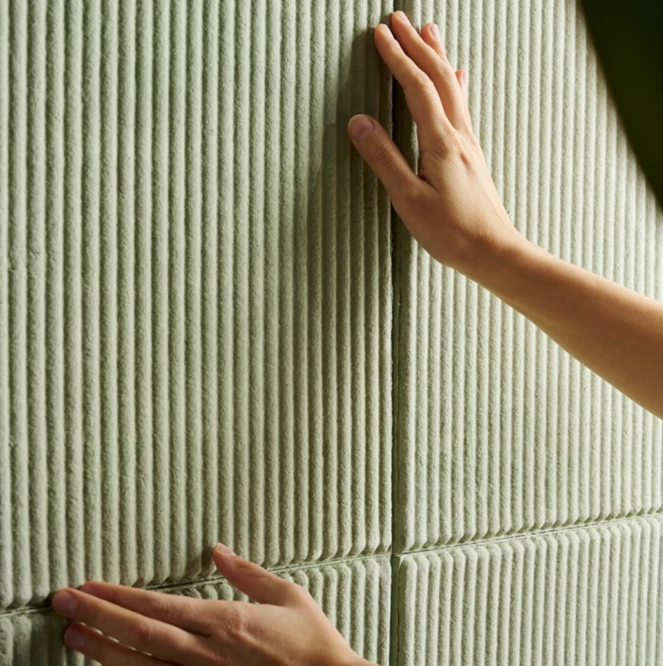 Eco acoustic panel made of Archisonic Cotton material from Impact Acoustic